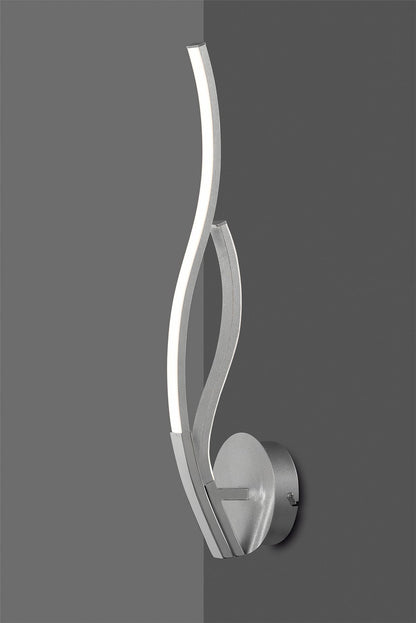 Mantra M6107 Corinto Wall Light, 12W LED, 3000K, 960lm, Silver Chrome, 3yrs Warranty