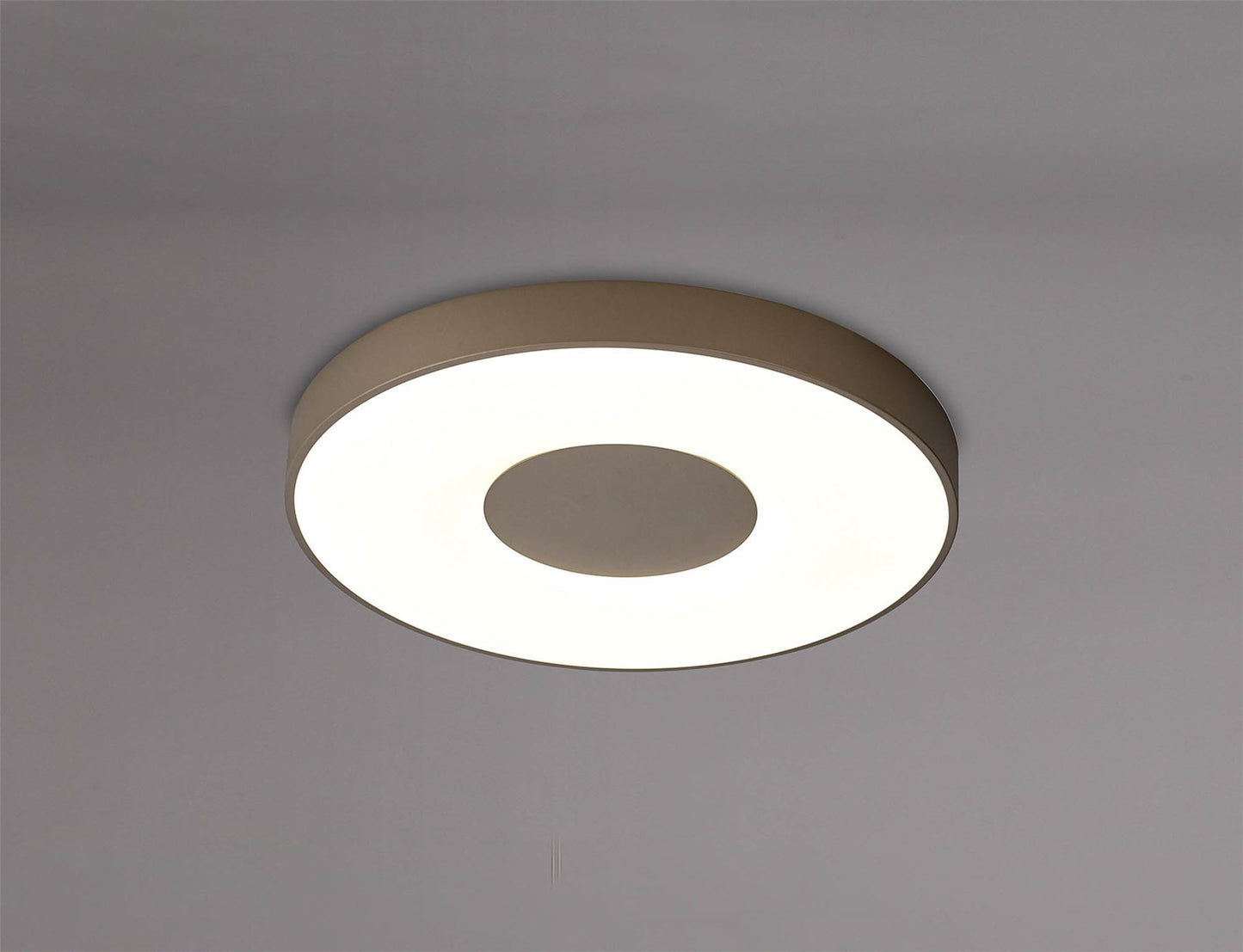 Mantra Coin 50cm Round Ceiling 80W LED with Remote Control 2700K-5000K, 3900lm, Sand Brown, 3yrs Warranty Ceiling