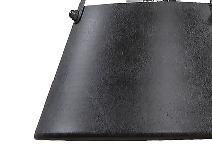 Mantra M5442 Industrial Ceiling 1 Light 40W E27 Oxide Metal, Black Belt