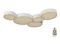 Mantra Fusion M5768 Lunas Ceiling 63.5cm x 46.3cm 43W LED 3000K, 2120lm, 3yrs Warranty - M5768 Ceiling