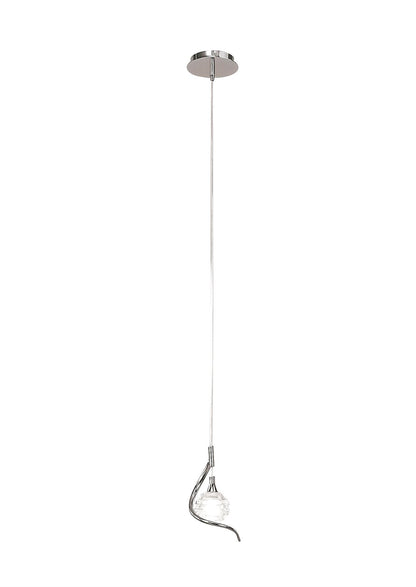 Mantra M0084 Dali Pendant 1 Light G9, Polished Chrome