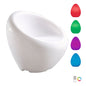 Mantra Pao Chair Round Rechargeable LED RGB Outdoor, 170lm, Opal White, 3yrs Warranty Furniture