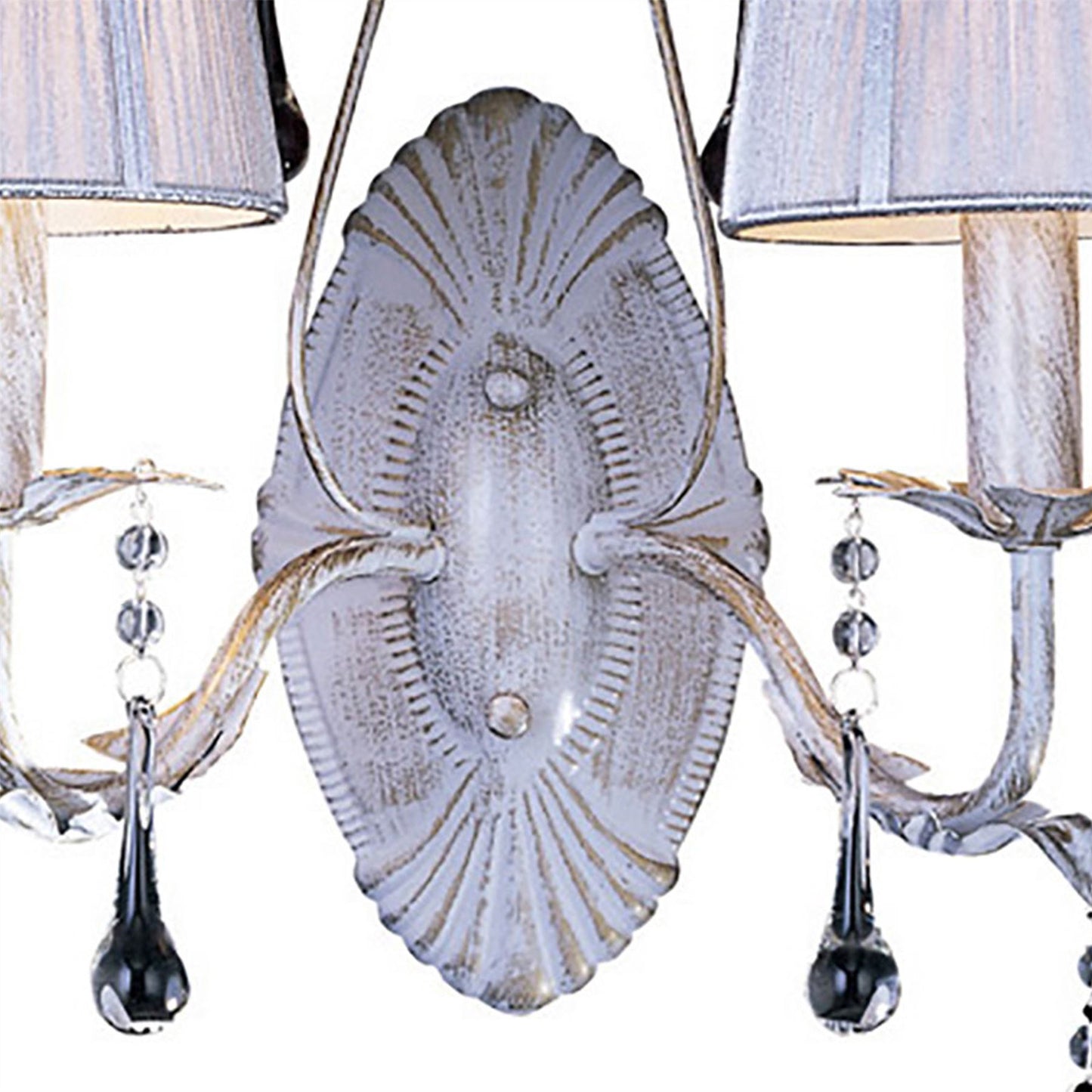 Diyas Flur Wall Light 2 Light E14 White French Gold