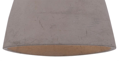 Mantra M4825 Triangle Pendant Small 1 Light E27, Cement/Polished Chrome