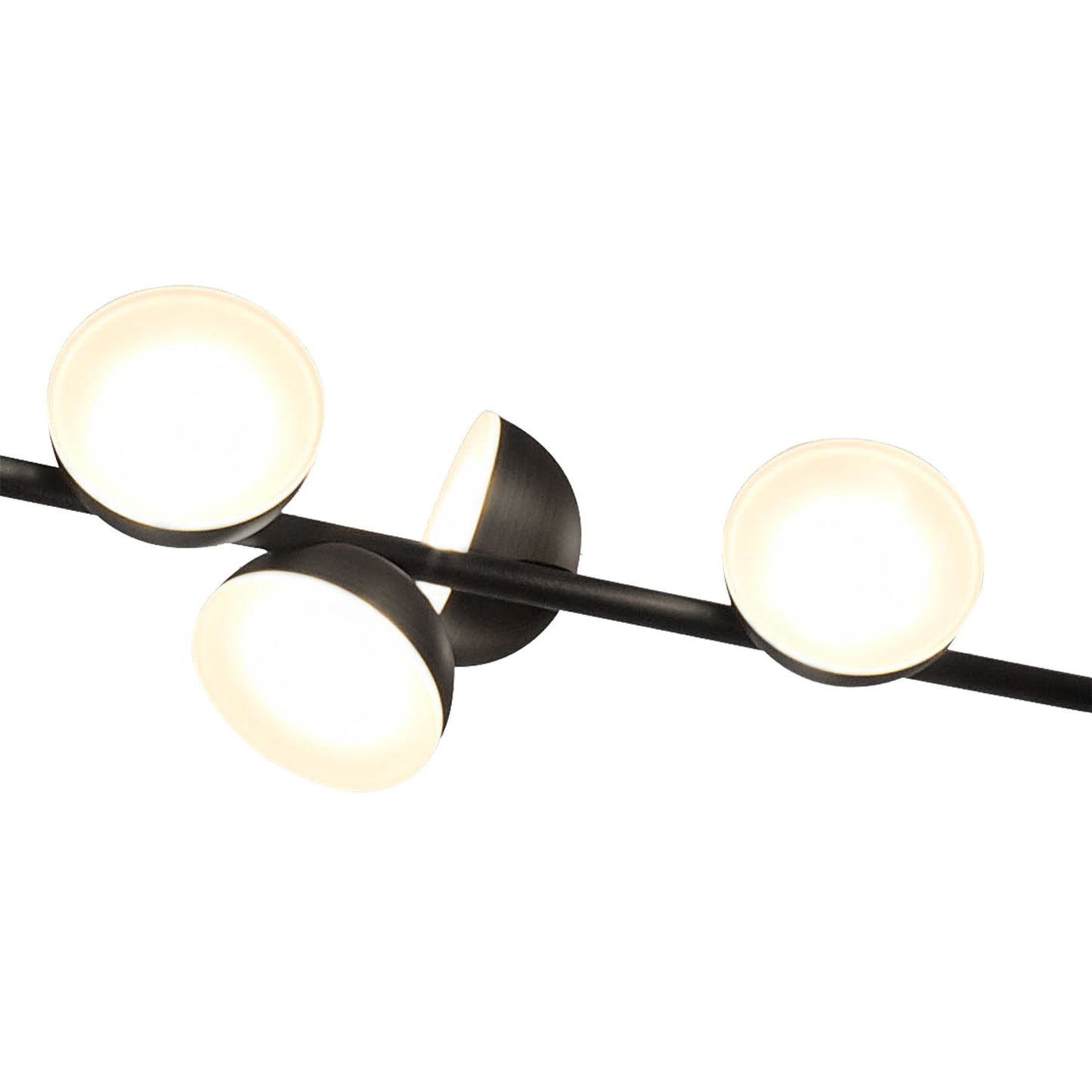 Mantra Adn 12 Light Linear Pendant 100cm, 36W LED, 3000K, 2150lm, Black, 3yrs Warranty