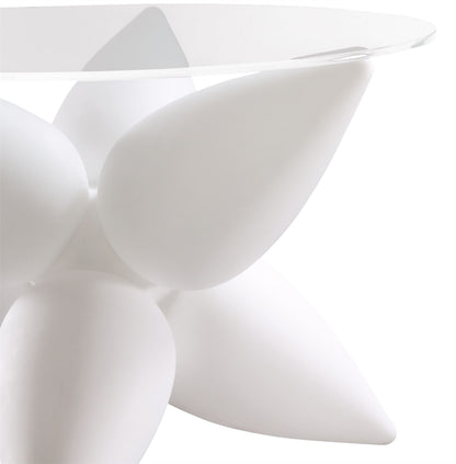 Mantra M1496 Palma Table 6 Light E27 Outdoor Glass/ IP44, Opal White/Clear Glass