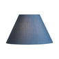 Oaks Lighting S501/8 Cotton Coolie Lampshade 200mm - Reversable Gimbal Light Shade - Pacific Blue