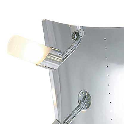 Diyas Kopus Square  4 Light G9 Polished Chrome/Frosted Glass Ceiling Light Fitting