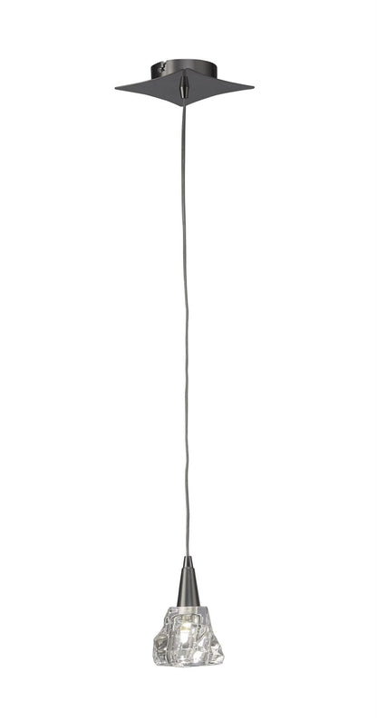 Mantra M3754 Iku Pendant 1 Light G9, Satin Nickel