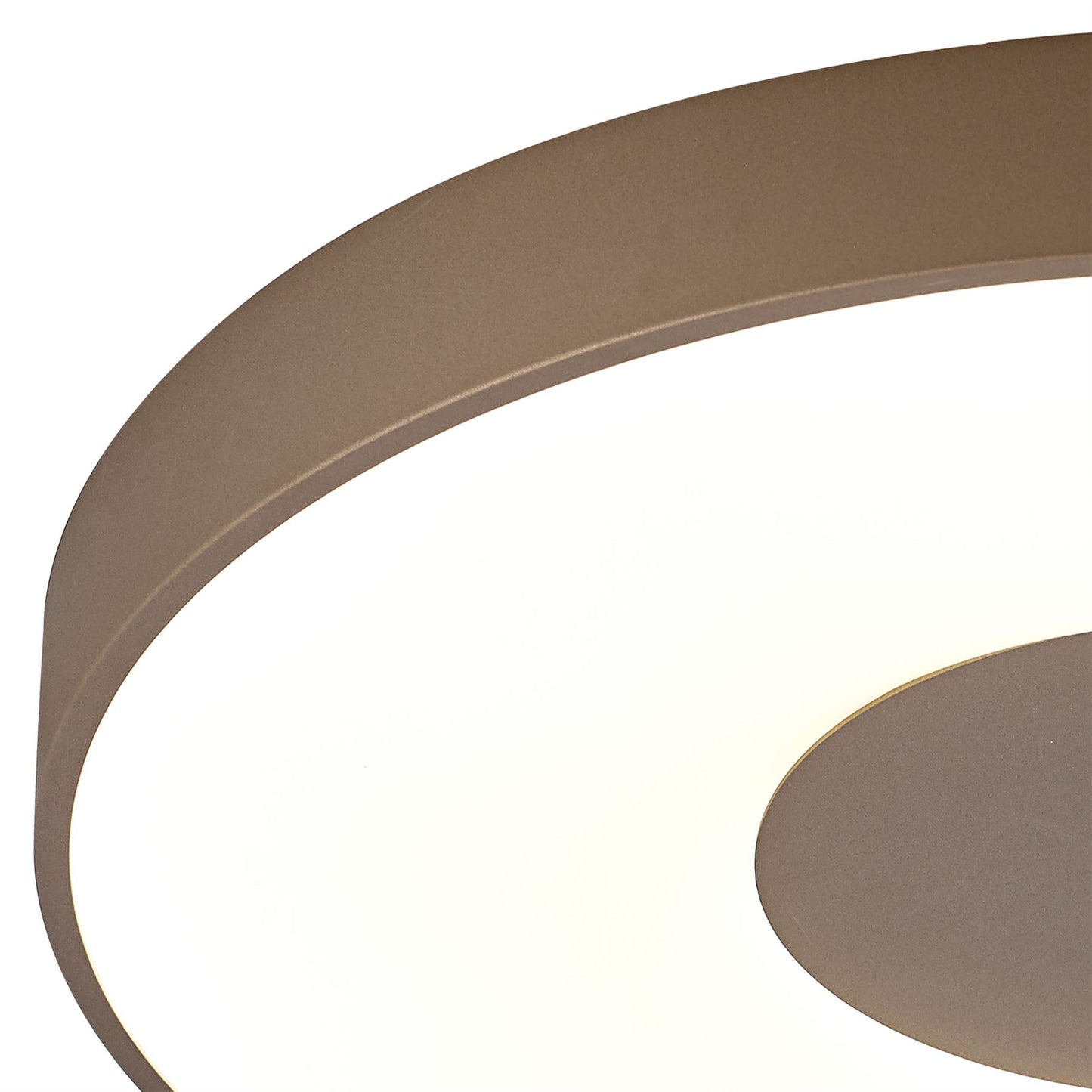 Mantra Coin 50cm Round Ceiling 80W LED with Remote Control 2700K-5000K, 3900lm, Sand Brown, 3yrs Warranty Ceiling