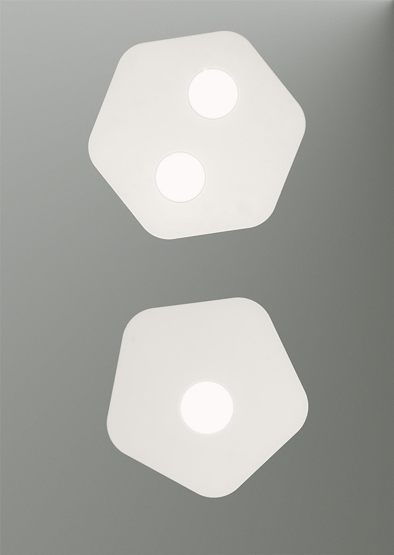 Mantra Area Ceiling Light, 1 x GX53 (Max 9W, Not Included), Sand White