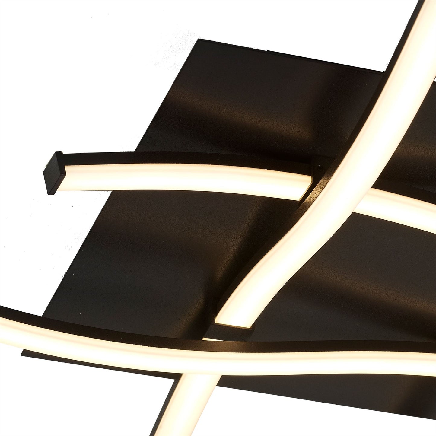 Mantra M5828 Nur Brown Oxide Square Ceiling 34W LED 2800K, 2600lm, Dimmable Frosted Acrylic/Brown Oxide, 3yrs Warranty - M5828 Ceiling