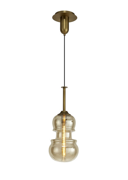 Mantra Sonata Pendant 22cm Round, 1 x E27, Bronze
