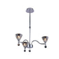 Diyas Neptune 52cm  Round 3 Light G9 Polished Chrome Ceiling Pendant Light Fitting