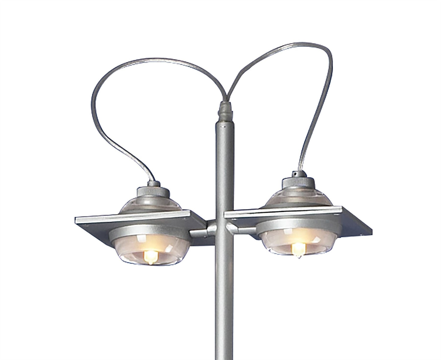 Mantra (0040 009) Ull Floor Lamp 2 Light G9 Silver Grey, NOT LED/CFL Compatible