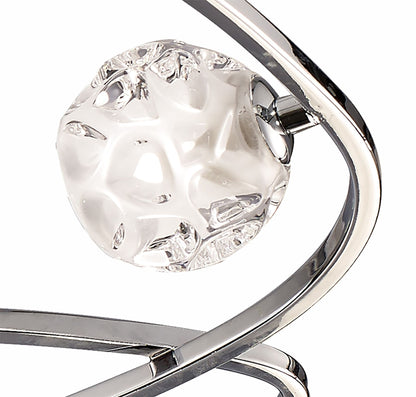 Mantra M5011 Lux Pendant 5 Light G9, Polished Chrome