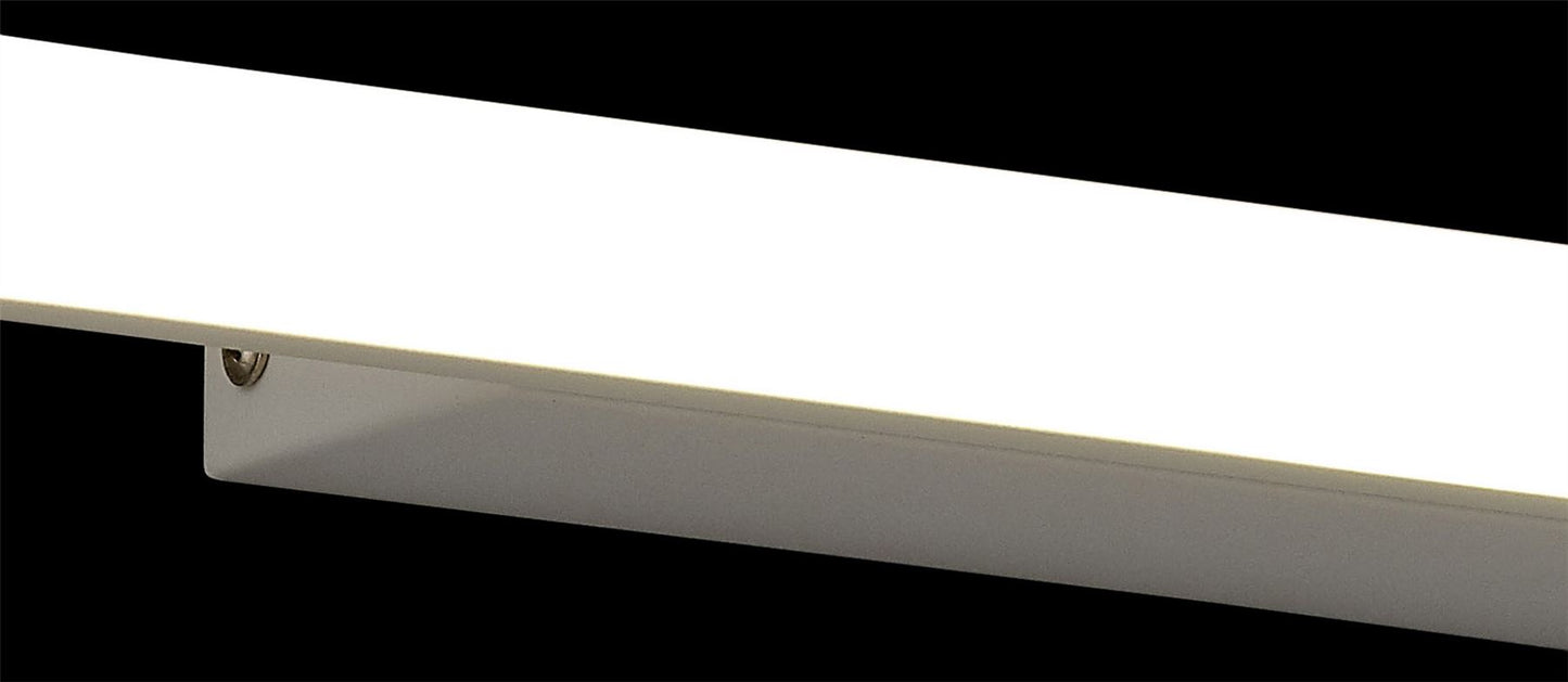 Mantra Fusion Tenerife 34cm Linear Wall Light Shelf with USB Socket, 8W LED, 3000K, 640lm, White, 3yrs Warranty