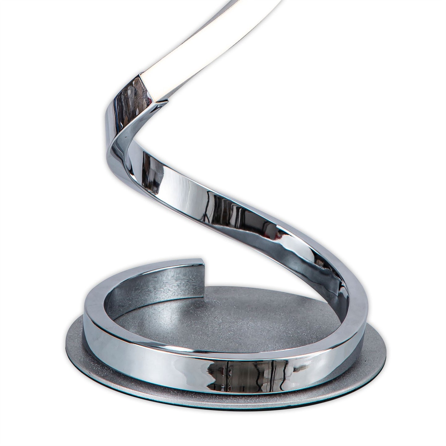 Mantra Helix Table Lamp 52cm, 20W LED, 3000K, 1600lm, Polished Chrome, 3yrs Warranty