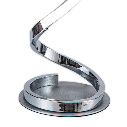 Mantra Helix Table Lamp 52cm, 20W LED, 3000K, 1600lm, Polished Chrome, 3yrs Warranty