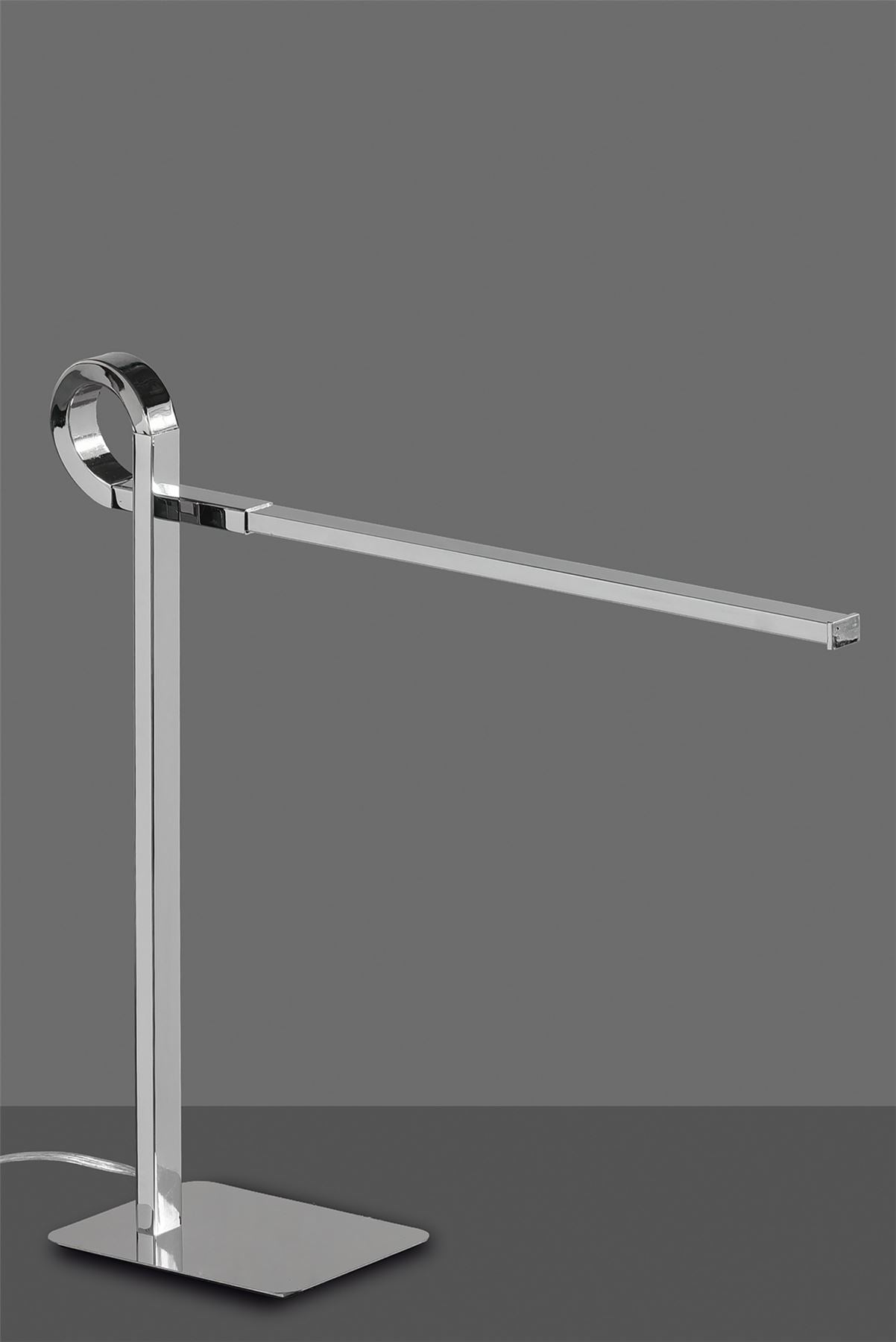 Mantra M6135 Cinto Table Lamp, 6W LED, 3000K, 480lm, Polished Chrome, 3yrs Warranty