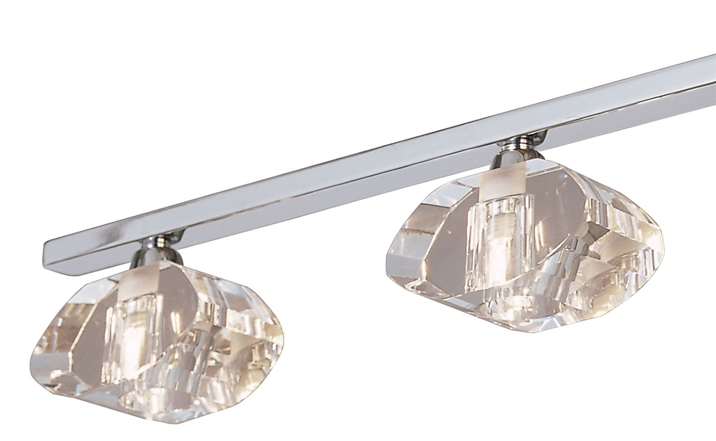 Mantra Alfa Ceiling Linear Bar 3 Light G9, Polished Chrome