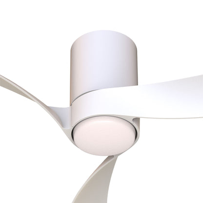 Nemo S 97cm 24W LED Dimmable Ceiling Light With Built-In 30W DC Fan, 2700-5000K Remote Control, 3200lm, White, 5yrs Warranty