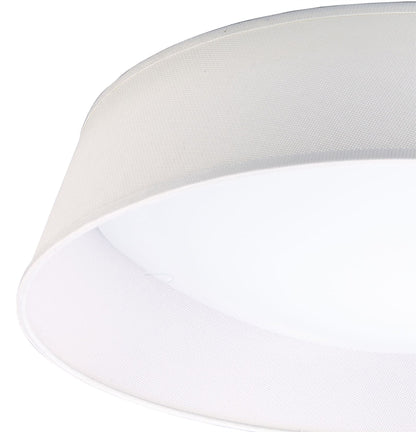 Mantra Nordica Plafones M4962 Nordica Ceiling 30W LED 60CM Off White 3000K, 3000lm, White Acrylic with Ivory White Shade, 3yrs Warranty