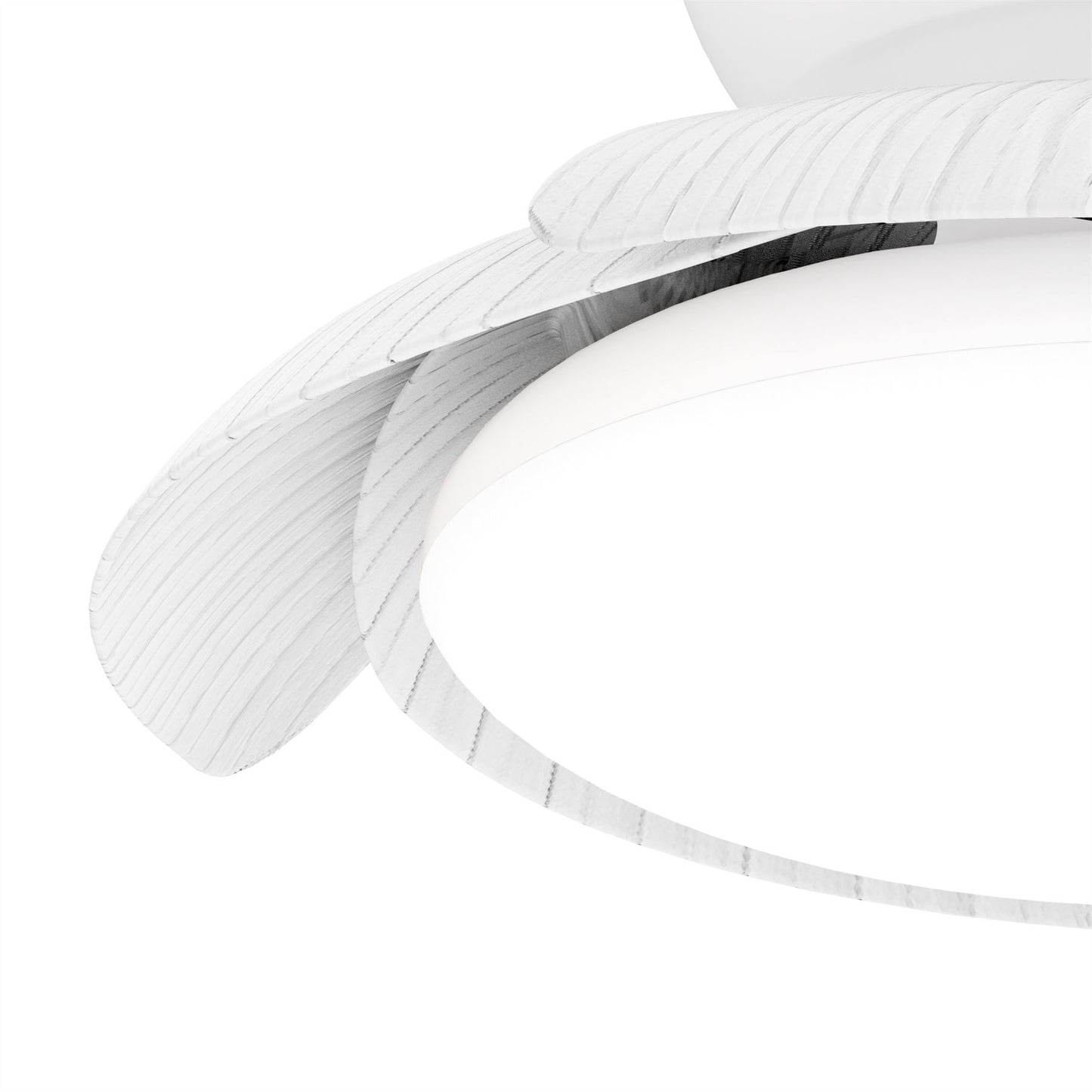 Aloha 52cm 45W LED Dimmable Ceiling Light With Built-In 30W DC Reversible Fan, White, 3500lm, 5yrs Warranty