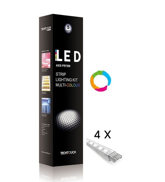 Techtouch Axis Multi-Colour Kit 4x9 LED Rigid Strips (5W) Strip