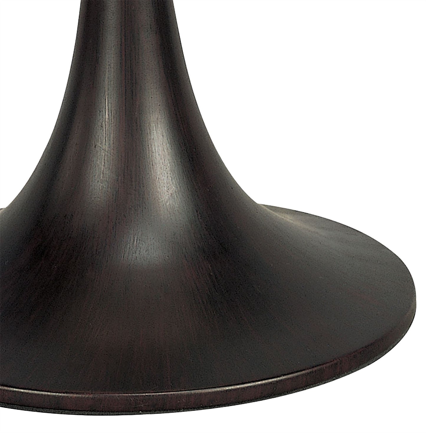 Mantra Zira Table Lamp 2 Light G9, Polished Chrome/Frosted White Glass/Wenge