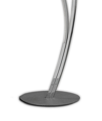 Mantra M6108 Corinto Floor Lamp 174cm, 30W LED, 3000K, 2400lm Dimmable, Silver Chrome, 3yrs Warranty
