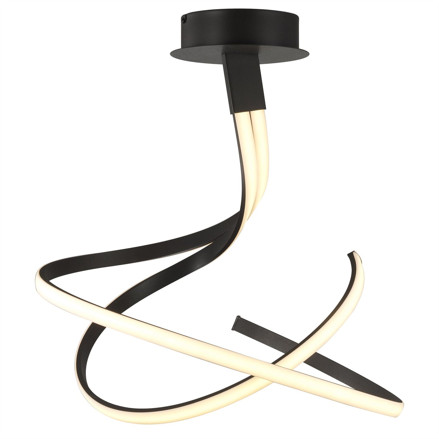 Mantra M5361 Nur Brown Oxide Semi Ceiling 50W LED 2800K, 4000lm, Frosted Acrylic/Brown Oxide, 3yrs Warranty - M5361 Ceiling