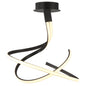 Mantra M5361 Nur Brown Oxide Semi Ceiling 50W LED 2800K, 4000lm, Frosted Acrylic/Brown Oxide, 3yrs Warranty - M5361 Ceiling