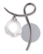 Mantra Fragma Wall Light Left Switched 1 Light G9, Polished Chrome