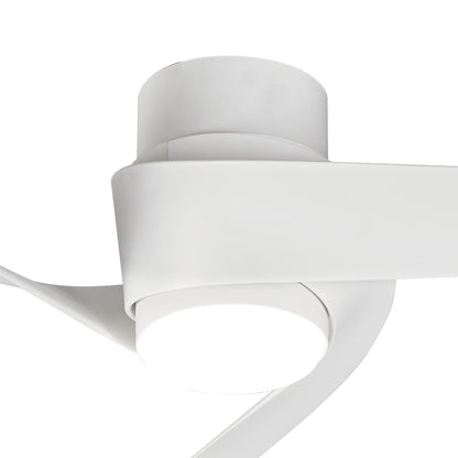 Groenland S 100cm 24W LED Dimmable Ceiling Light With Built-In 30W DC Fan, 2700-5000K Remote Control, 2640lm, White, 5yrs Warranty