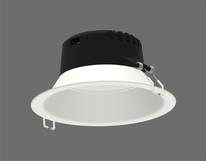 Mantra Fusion Fusion M6395 Medano Round 23.3cm, LED Downlight, 21W, 3000K, 1900lm, White, Cut Out 206mm, 3yrs Warranty