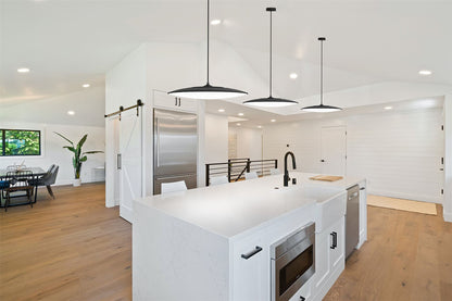 Mantra Slim Filippo Linear Spot Light 4 Light LED 20W 3000K, 1750lm, Matt White/Polished Chrome, 3yrs Warranty