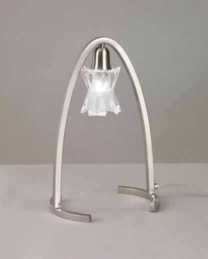 Mantra Alaska G9 Table 1 Light G9, Satin Nickel