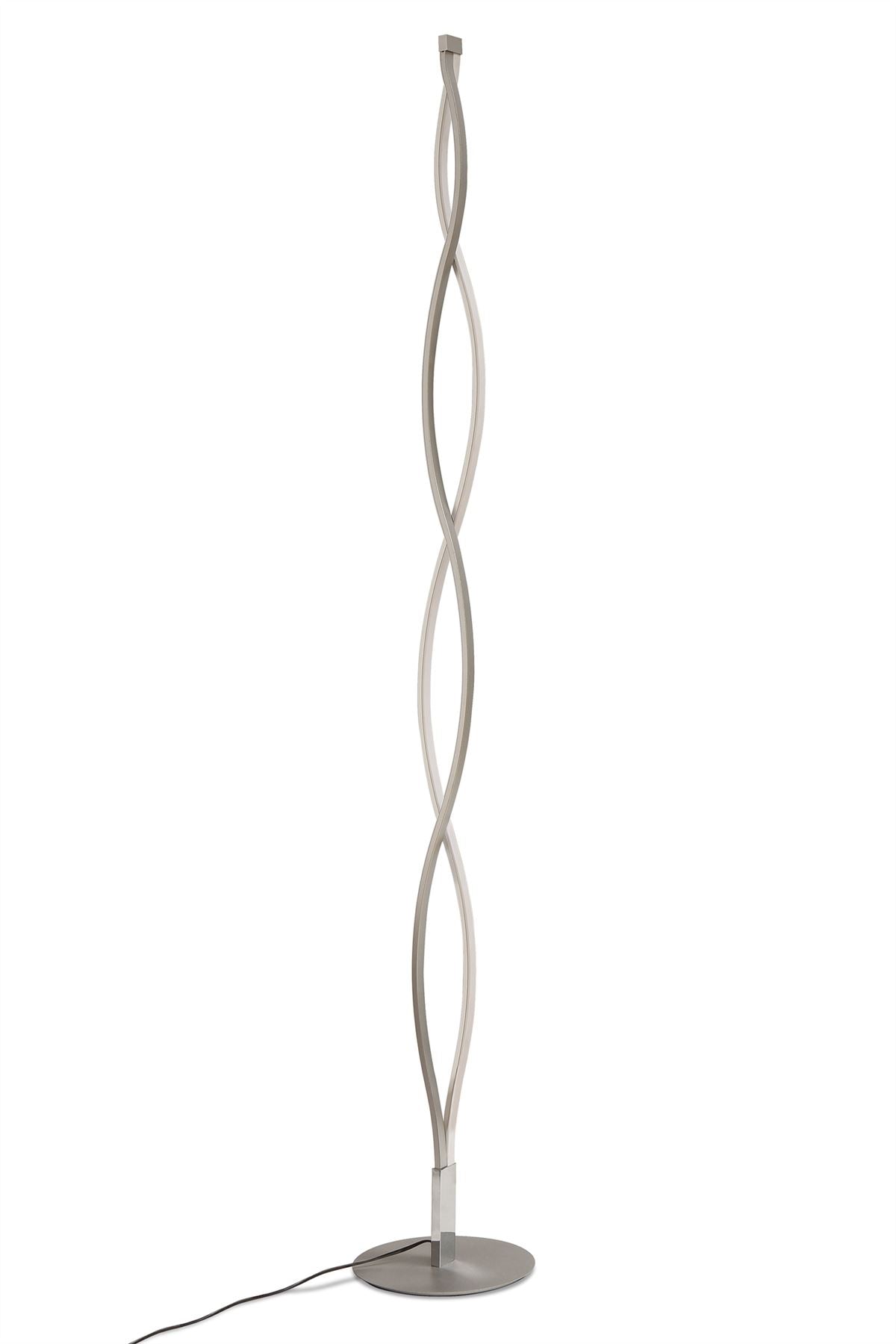 Mantra M4866 Sahara XL Floor Lamp 28W LED 3000K, 2200lm, Dimmable Silver/Frosted Acrylic/Polished Chrome, 3yrs Warranty