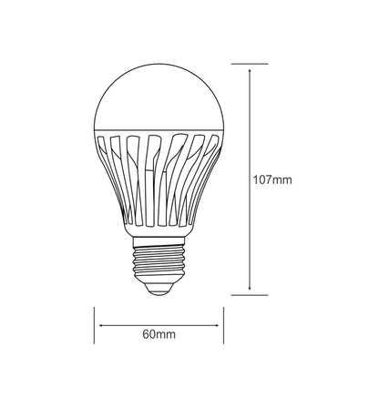 Luxram High Power SMD LED GLS E27 7W 450lm White 6400K LED
