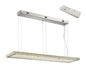 Diyas Amelia Linear  60W 5100lm LED C/W Remote 3000K-6000K Stainless Steel/Crystal Ceiling Pendant Light Fitting