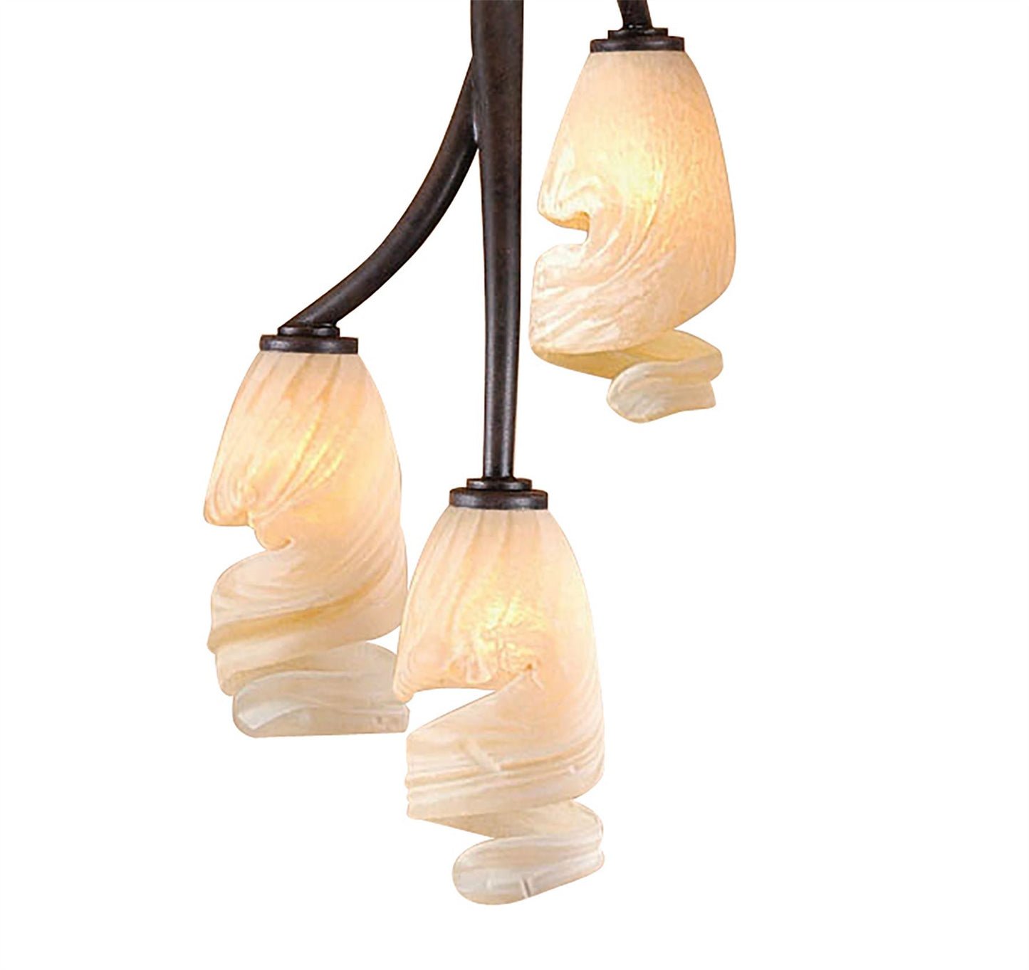 Mantra Forest 18cm Ceililng 3 Light G9, Brown/Black Oxide