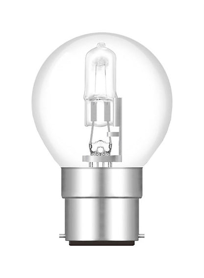 Luxram Halogen Energy Saver Ball B22 18W Halogen