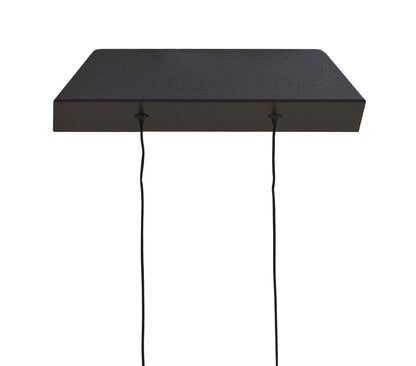 Mantra Sahara XL M5801 Sahara BR XL Linear Pendant 42W LED 2800K, 3400lm, Frosted Acrylic, Brown Oxide, 3yrs Warranty