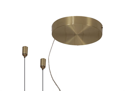 Mantra Shell 66cm 8 Light Pendant, Round, 40W LED, 3000K, 2120lm, Gold, 3yrs Warranty