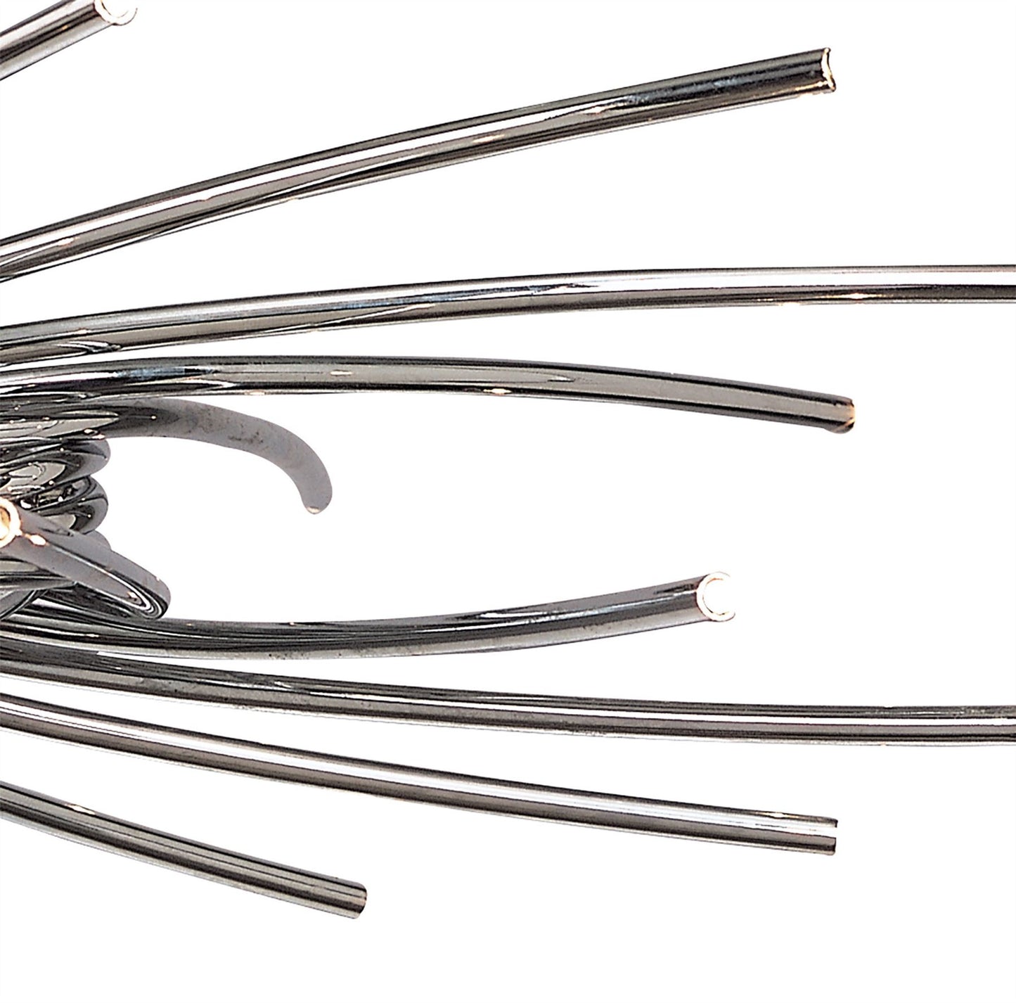 Mantra Aire 66cm Telescopic Pendant 20 Light G4 Curved Arms, Polished Chrome, NOT LED/CFL Compatible
