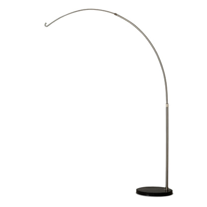 Mantra Fusion Kinke Long Reach Floor Stand with Hook, Stainless Steel/Black Marble, 2.5kg Maximum Load, 2yrs Warranty Item Weight: 15kg Exterior