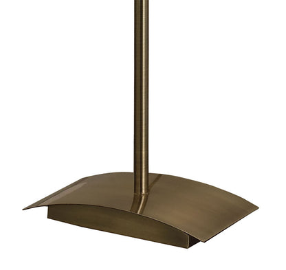 Mantra Pietra Floor Lamp 4 Light G9, Antique Brass, NOT LED/CFL Compatible
