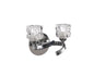 Mantra Ice Wall Light Switched 2 Light G9 ECO, Polished Chrome