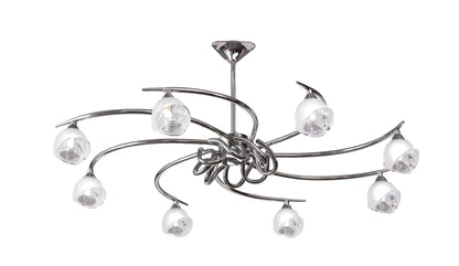Mantra M0800 Fragma Telescopic 8 Light G9, Polished Chrome